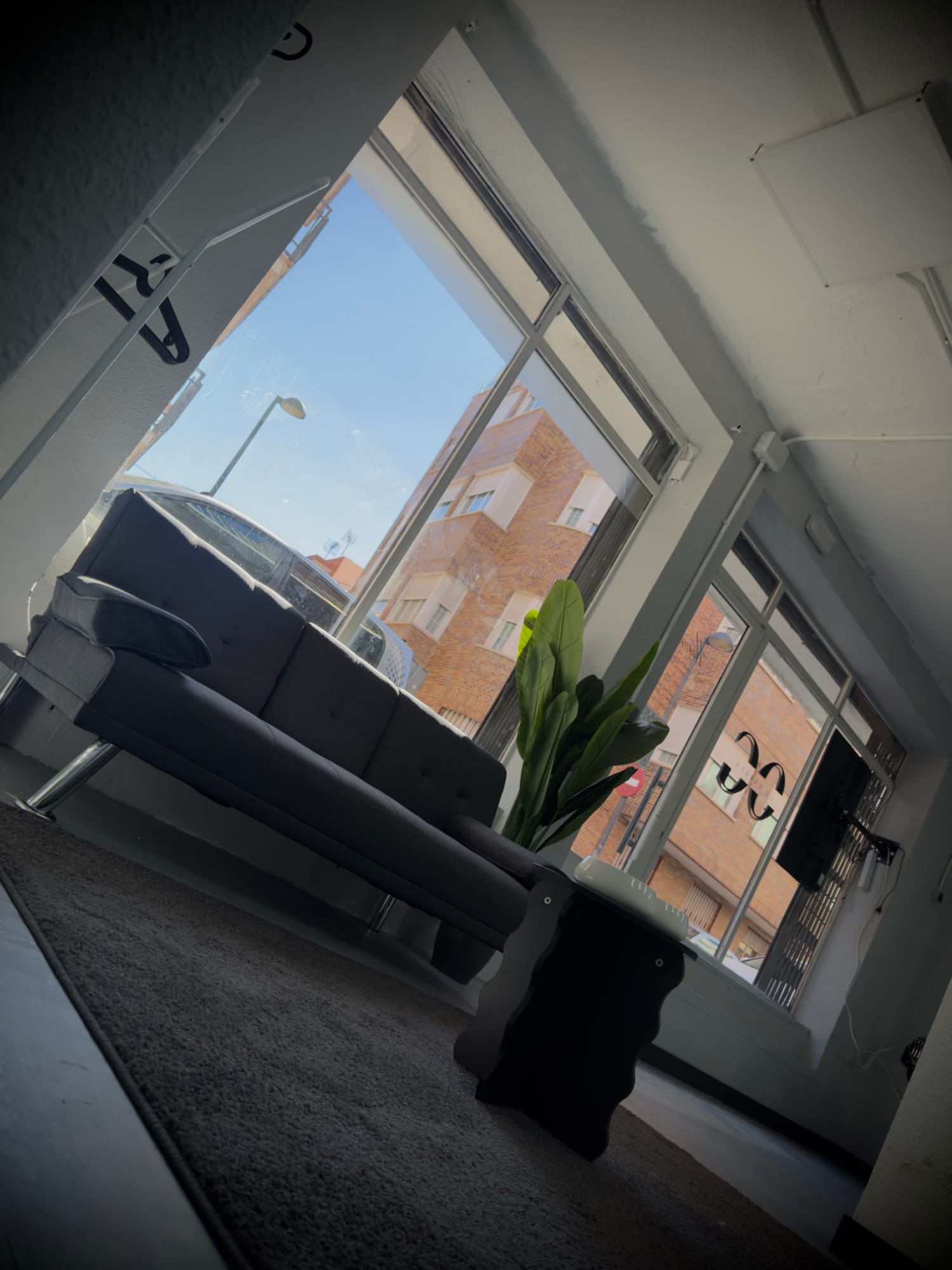 Zona de espera de OG Barber Studio